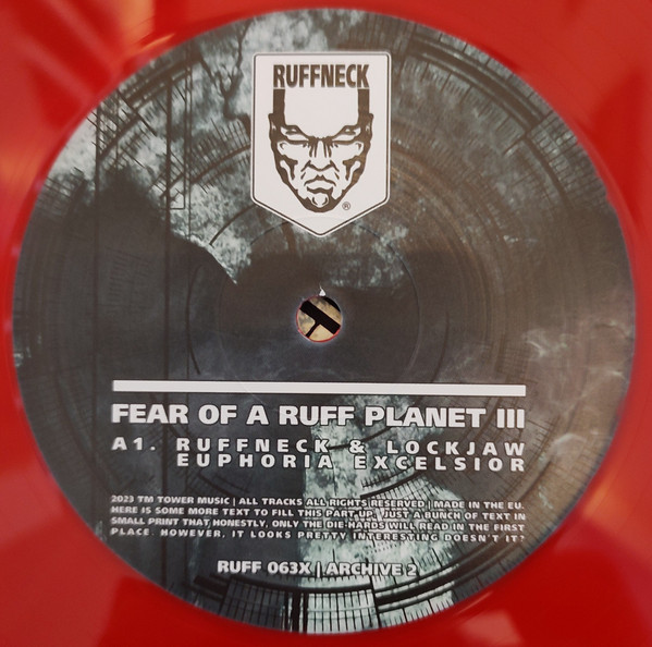 Fear Of A Ruff Planet 3 (Archive 2) front label