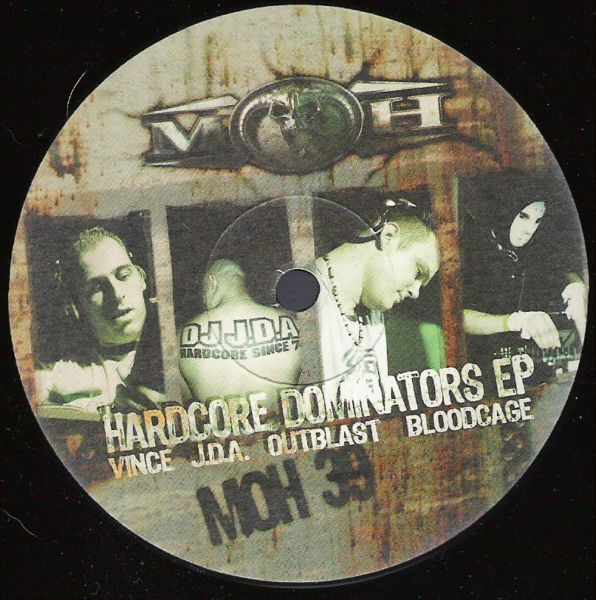 Hardcore Dominators EP front label