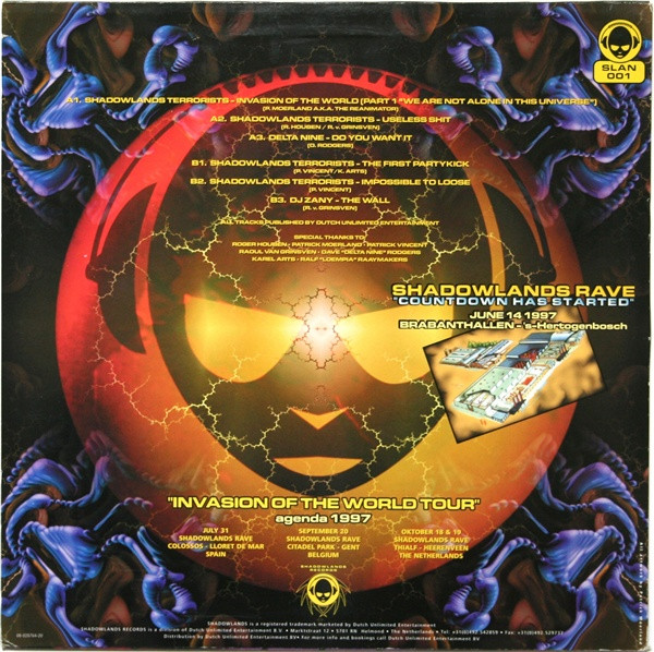 Shadowlands Rave E.P. (Invasion Of The World Volume 1) back cover