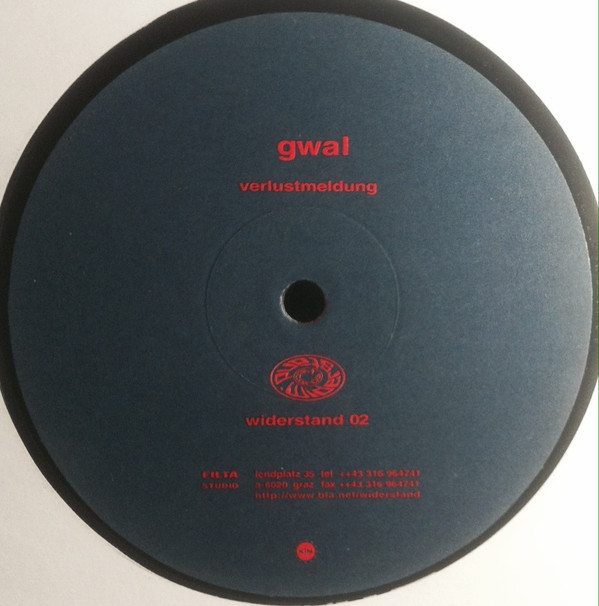 Verlustmeldung front label