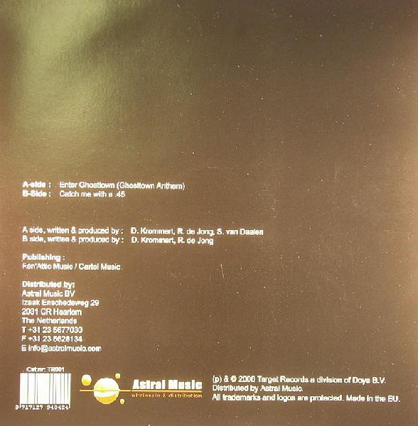 Enter Ghosttown back cover