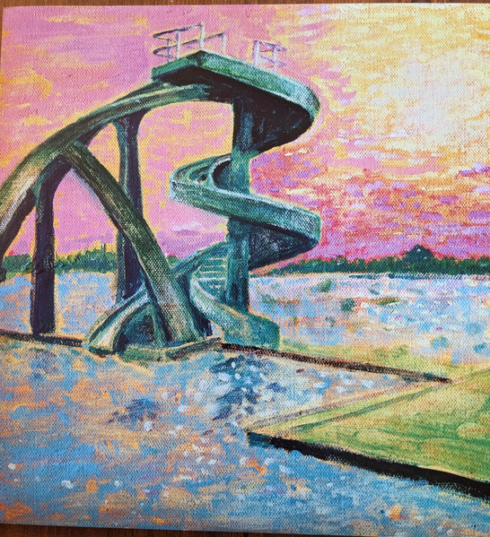 Memorial Waterslides back label