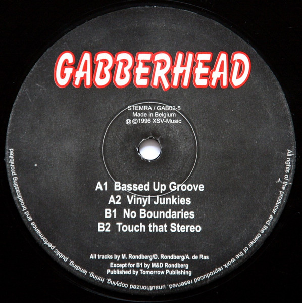 Bassed Up Groove front label