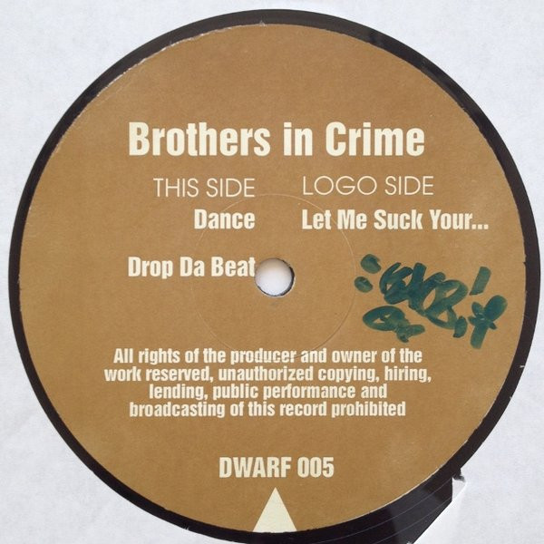 Let Me Suck Your... back label