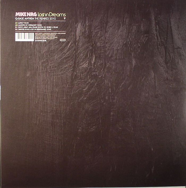 Lost In Dreams (Q-Base Anthem The Remixes 2010) back cover