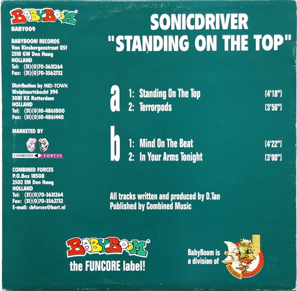 Standing On The Top back cover