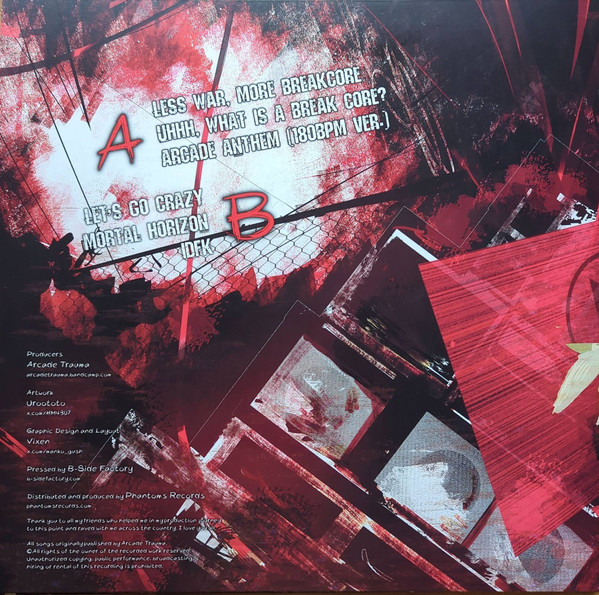 Chaos Asylum back cover