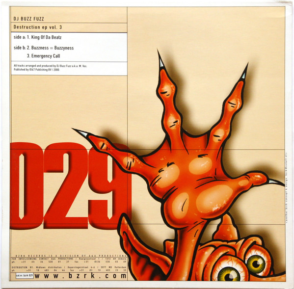 Destruction EP Vol. 3 back cover