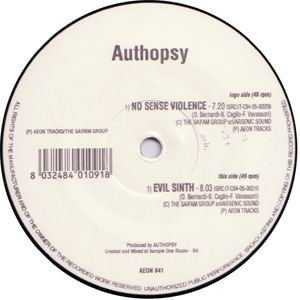 No Sense Violence back cover