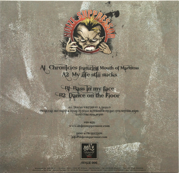Chronicles E.P. back cover