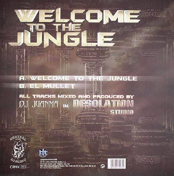 Welcome To The Jungle back cover