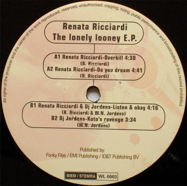The Lonely Looney E.P. front label