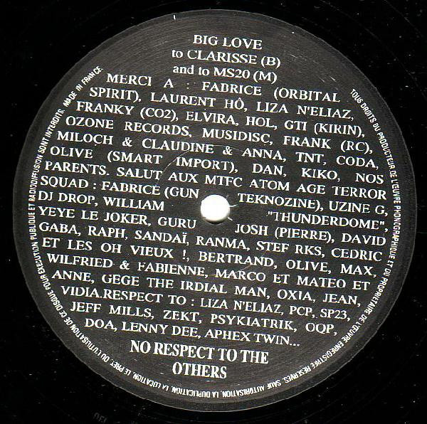 First Blast EP back cover