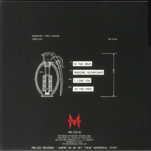 Party Weapons back cover