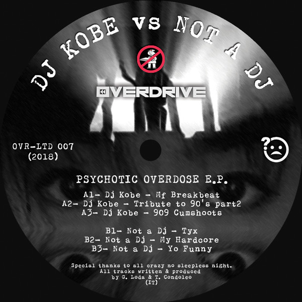 Psychotic Overdose E.P. back cover