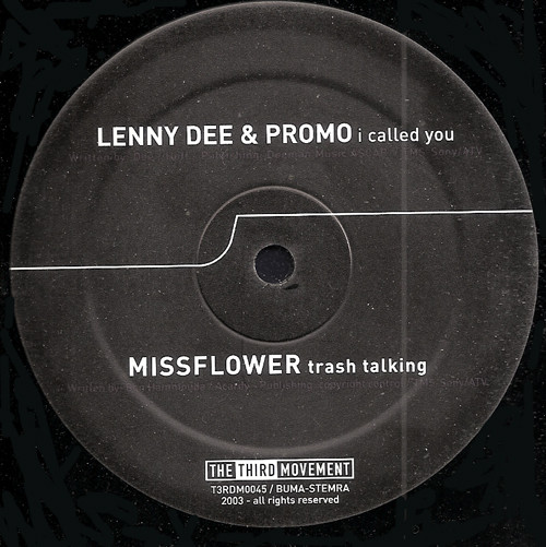 I Called You / Trash Talking back cover