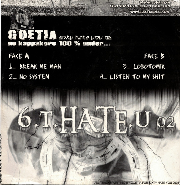 No Kappakore 100% Under... back cover