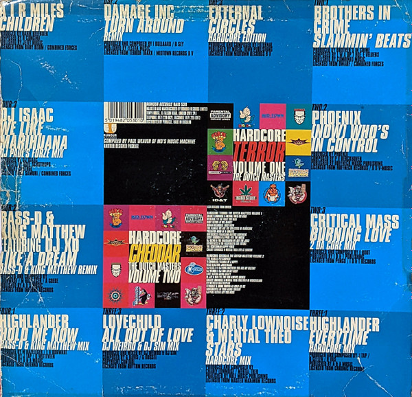 Hardcore Cheddar - The Dutch Masters Volume Three back cover