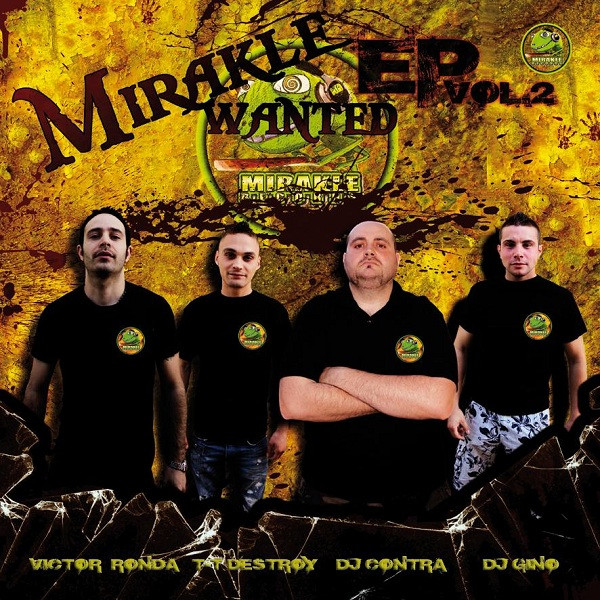 Mirakle Wanted EP Vol. 2 back cover