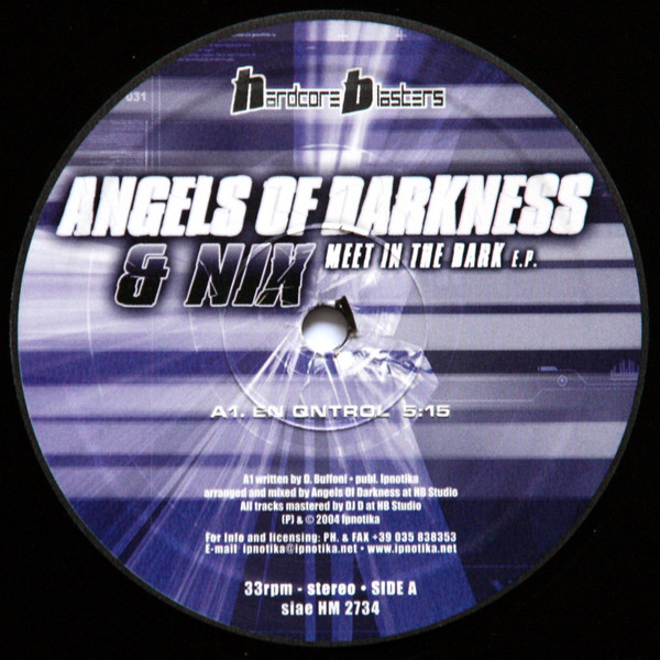 Meet In The Dark E.P. front label