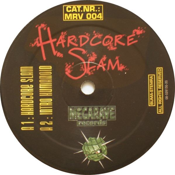 Hardcore Slam front label