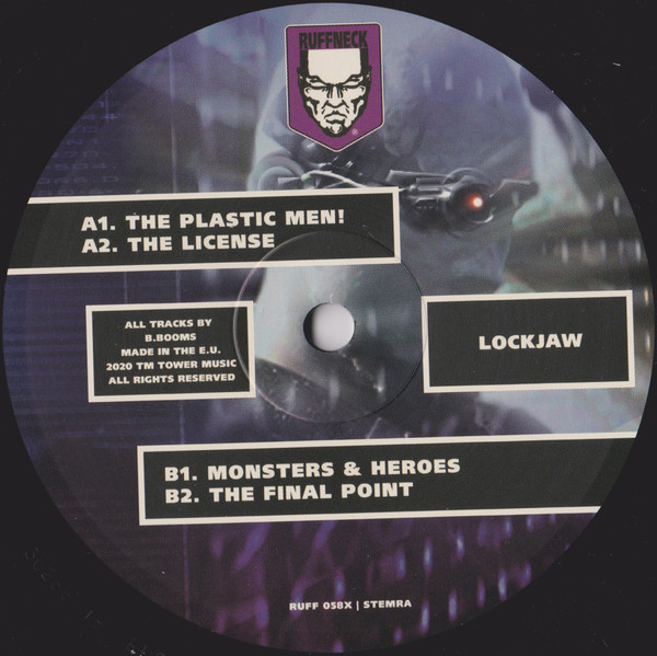 The Plastic Men! back label