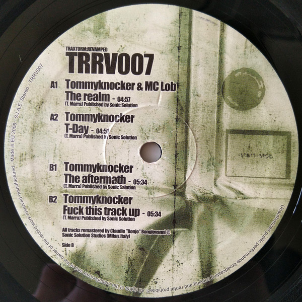 Traxtorm Revamped 007 - Tommyknocker Special Edition back label