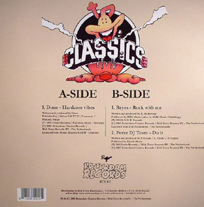 Early Rave Classics Volume 1 back cover