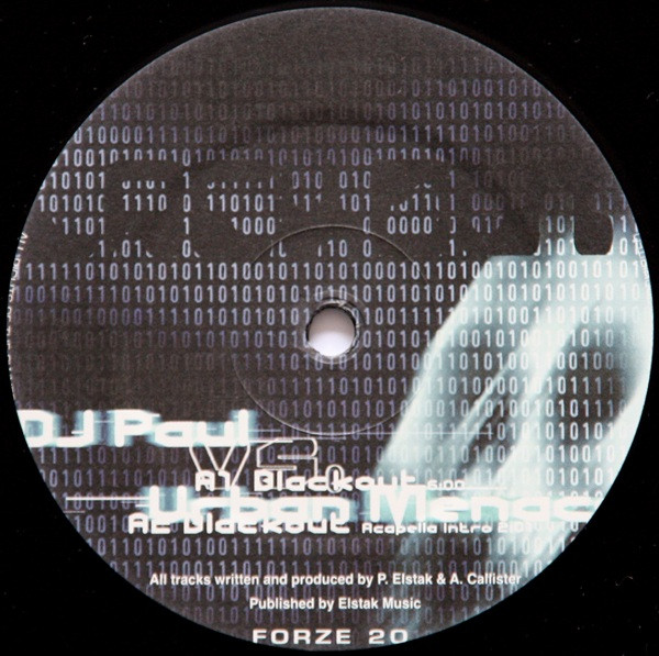 Blackout front label