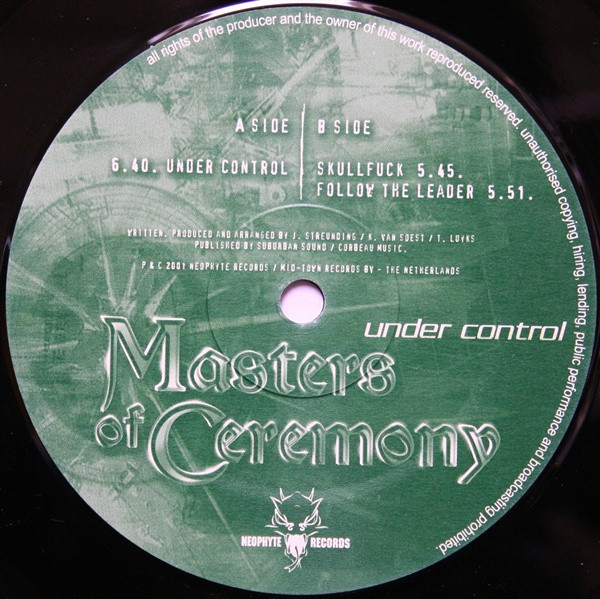 Under Control front label