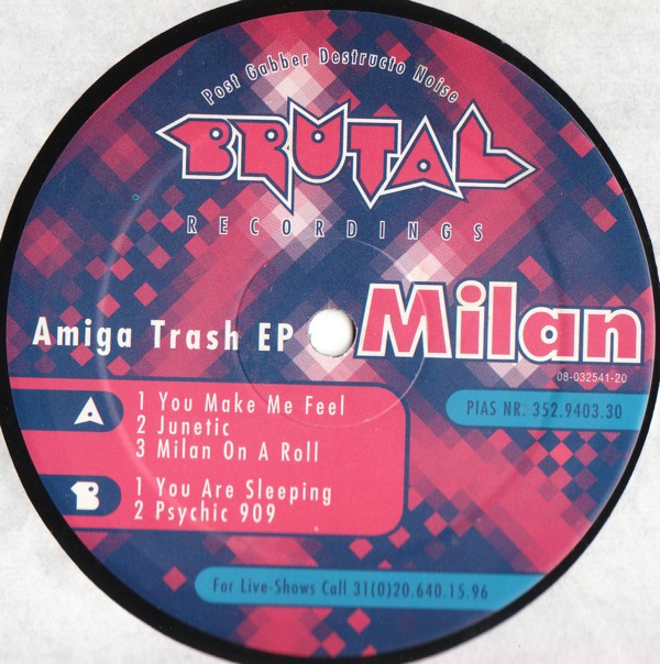 Amiga Trash EP front label