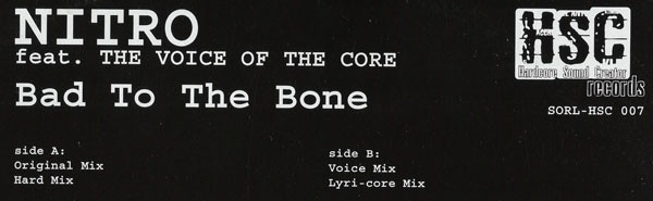 Bad To The Bone front label
