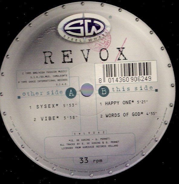 Revox EP front label