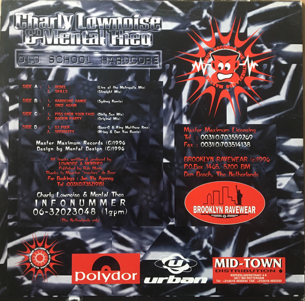 Old School Hardcore Part One back cover