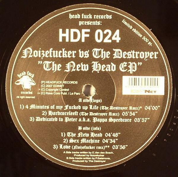 The New Head EP back cover