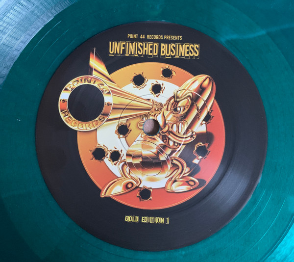 Point 44 Records Presents Unfinished Business – Gold Edition 2 back label