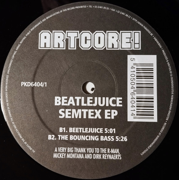 Semtex EP back cover