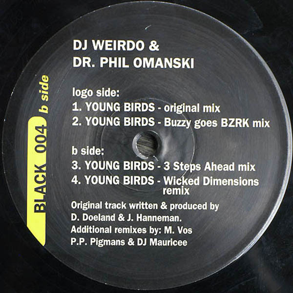Young Birds front label
