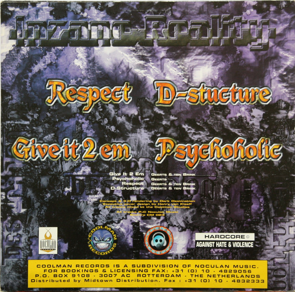 Inzane Reality back cover