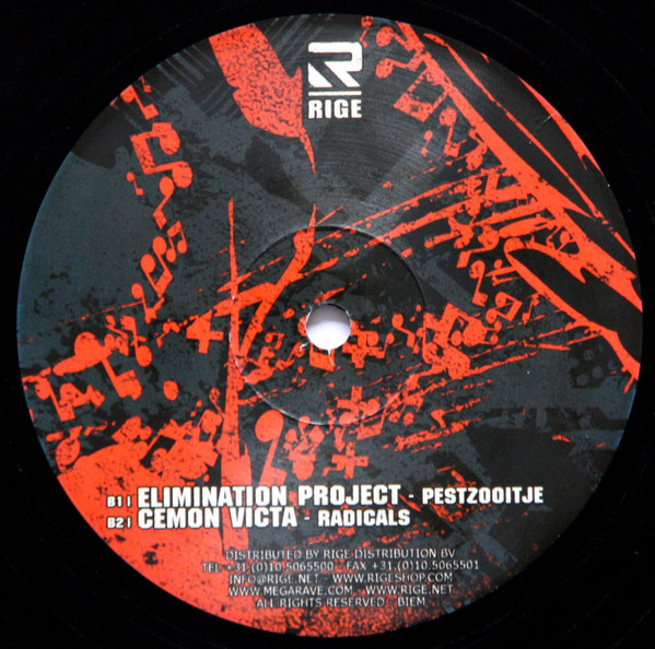 Dutch Gabber Network Sampler back label