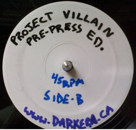 Project Villain back cover