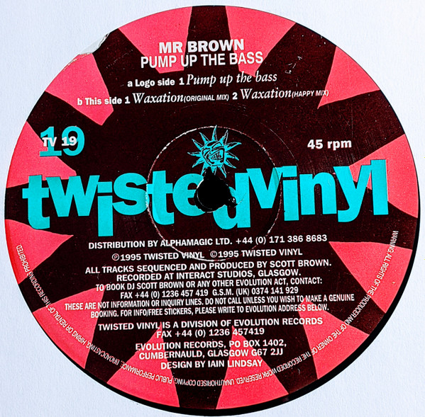 Pump Up The Bass front cover