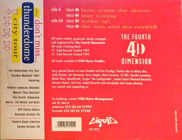 The Wake Up! EP back cover