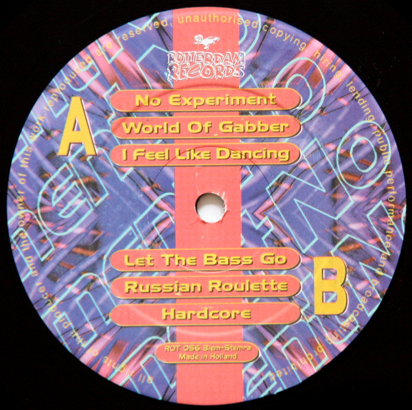 No Experiment back label