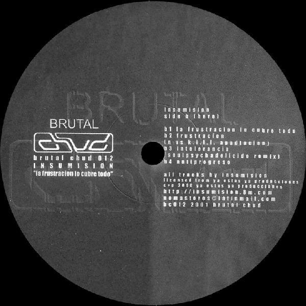 La Frustracion Lo Cubre Todo back cover