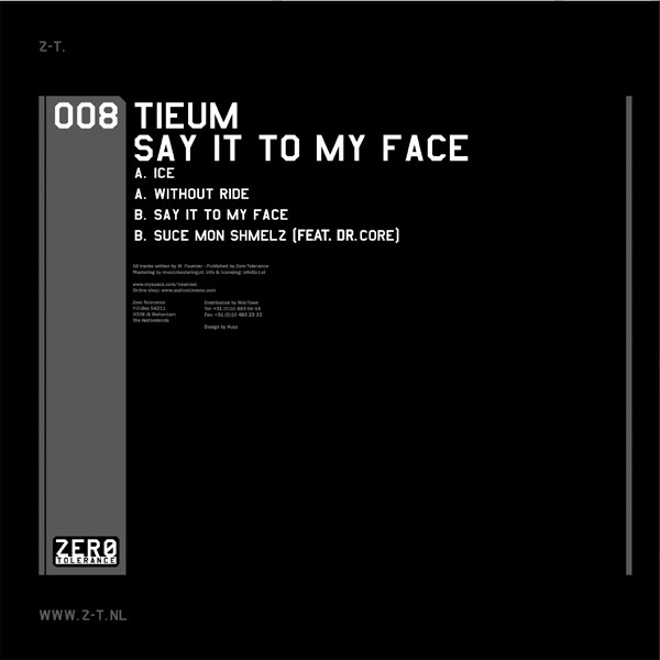 Say It To My Face back cover