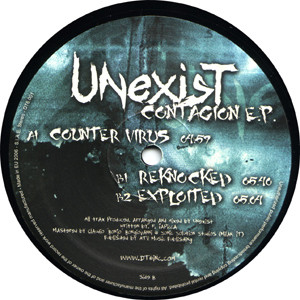 Contagion E.P. front label