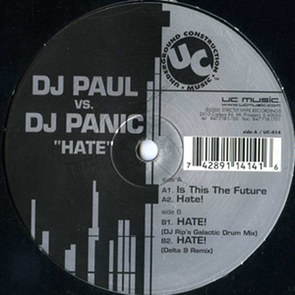 Hate back label