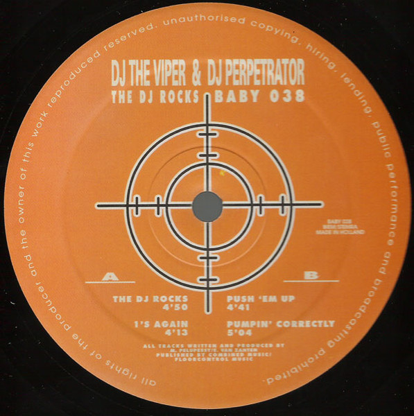 The DJ Rocks front label