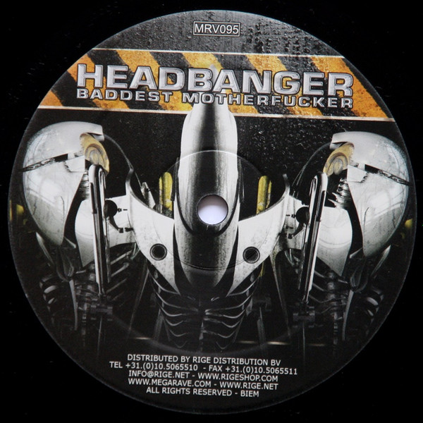 Baddest Motherfucker front label